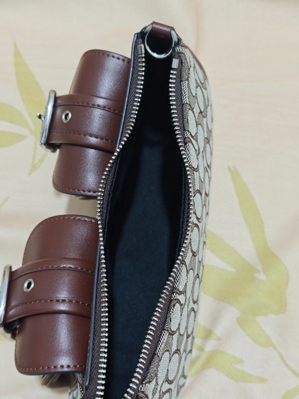 Brown Coach Signature Shoulder Crossbody Bag - Picture 6 of 11